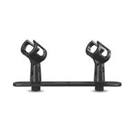 Barre porte-micro pour studio gain de place (2 clips) | Plastiques, ajustement sûr, pour une utilisation polyvalente, enregistrement de scène, services religieux