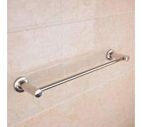 Barre porte-serviette fonctionnelle pour salle de bain en acier inoxydable haute résistance Système de fixation sans trace Finition lisse et propre (60 cm)