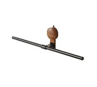 Barre porte-serviette murale à ventouse pour salle de bain sans perçage, joints renforcés, supporte jusqu'à 2,7 kg, design compact pour petites salles de bains et locations (50 cm)