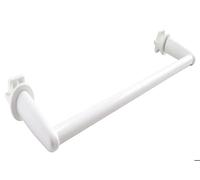 SOMATHERM FOR YOU, Barre pour sèche-Serviette Blanche à Visser, Compatible avec radiateurs à Tube Rond, Longueur 36 cm, Finition élégante pour Un Confort Optimal dans Votre Salle de Bain
