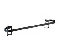 Barre porte serviettes Classic Plus noir, avec protection antirouille WENKO
