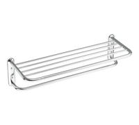 Barre porte-serviettes commerciale Moen 5207-181CH Donner de 18 pouces avec tag re en chrome