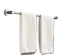 Barre porte-serviettes en acier inoxydable de 30 cm avec barre simple de 120 cm - Porte-serviettes multifonction antirouille pour salle de bain et cuisine, facile à installer, design peu encombrant.