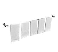 Barre porte-serviettes murale moderne 100120 cm en acier inoxydable pour salle de bain Design élégant Économie d'espace Installation facile