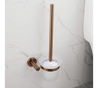 Barre porte-serviettes nordique en or rose brossé - Accessoires de salle de bain - Brosse de toilette - Porte-serviettes en papier élégant - Kit complet d'accessoires de bain