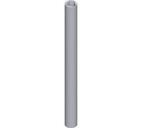 Barre pour poignée DIVA X A XXI diamètre 40 mm longueur 2500 mm alu RAL9006 - LA CROISEE DS - DS7401-007