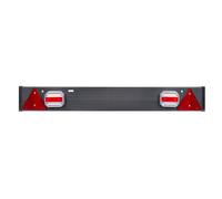 Barre Pour Remorque De 1100 MM X 140 MM, 2 LED Et 2 Réflecteurs Travaux Bureau