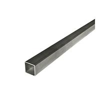 Barre profilée tube 20x20mm longueur 3m carré lisse acier laminé brut