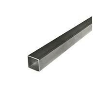 Barre profilée tube 30x30mm longueur 3m carré lisse acier laminé brut