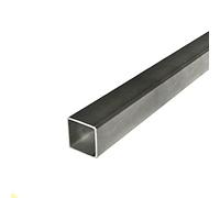 Barre profilée tube 40x40mm longueur 2m carré lisse acier laminé brut