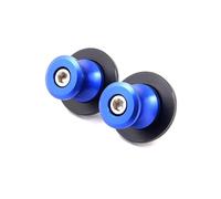 Barre Protection pour Triumph pour Street Triple 675 R pour Speed Triple 1050 pour Tiger 800 900 GT 1200 XCA 1050i Support Curseur Bobines Bras Oscillant Moto(Bleu)