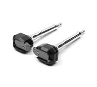 Barre Protection pour Z250 Z300 Z 250 Z 300 2013-2017 Moto Protection Contre Les Chutes Cadre Curseur Carénage Garde Crash Pad Protecteur(Titane)