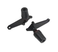 Barre Protection Protection Anti Chute pour Moto CBR500R CBR500 R CBR 500 R 2017-2020 Cadre Coulissant Carénage Protection Anti Crash Pad Protecteur(Rouge)