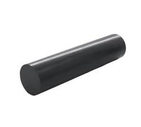 Barre PTFE solide blanche et noire Ø divers L100mm polytétrafluoroéthylène bricolage artisanat fabrication industrielle (Black,Diameter 80mm)