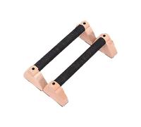 Barre push up - Bois massif de 30 cm | 2 pièces de parallettes en bois de hêtre massif | 2X équipement d'entraînement, accessoires de gymnastique à domicile avec poignées en bois pour musculation