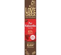 Barre Raw Chocolate - Nibs de cacao pur 82% de cacao 40g