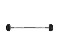 Barre de musculation caoutchouc HMS GSG-30 Argenté 122x30 cm/30 mm