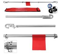 Barre Remorquage Auto Sécurité 1,8m + Sac - Tracter Voiture Panne 2000kg