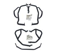Barre Réservoir Protection Moteur Moto pour BMW pour F750GS pour F850GS pour F 750 850 GS 2018-2021 Pare-Chocs Supérieur Inférieur Carénage Cadre Protecteur Couverture Crash Chute(Black Full Set)