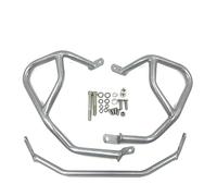 Barre Réservoir Protection Moteur Moto pour BMW pour F750GS pour F850GS pour F 750 850 GS 2018-2021 Pare-Chocs Supérieur Inférieur Carénage Cadre Protecteur Couverture Crash Chute(Silver Lower)