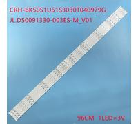 Barre rétro-éclairage LED tv pour HISENSE TV JL.D50091330-003ES-M_V01 50 ""H50A6140 LB50095, lampe 9 8pcs 2TV Nipseyteko