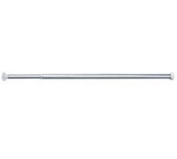 Porte-rideau droit télescopique Eco Ø20 x 0.76 x 1.26 m DELABIE Alu poli - 358