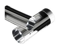 Barre ronde en acrylique, tige solide, cheville, diamètre 30 mm, longueur 180-300 mm, transparente, for présentoir de bricolage(300mm)