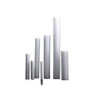 Barre ronde en plastique acétal noir/blanc, diamètre de billette: 5mm à 15mm, longueur: 100/200/300mm(White,8x300mm)
