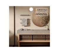 Barre sèche-serviettes électrique Cristina Panorama avec interrupteur Chromé - MPA681I51