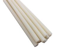 Barre solide ronde de tige en plastique, Tiges filetées en nylon PA66 M4-M20, diamètre 500mm et longueur 1m, 50 pièces for machines(M16x2,500mm 1pc)