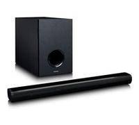 Barre-son avec caisson de basses sans fil avec Bluetooth® Lenco SBW-800BK Noir Noir G