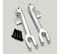 Barre stabilisatrice arrière en aluminium plaqué argent satiné pour Traxxas UDR Unlimited Desert Racer 8596