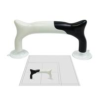 Barre stabilisatrice ergonomique professionnelle - Base à vide avec pour charges , protection de mesure en acrylique transparent, presse manuelle de résistance industrielle | Outil
