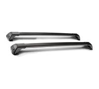 Barre Supérieure Voiture pour Benz Classe E W213 C207 W212 W211 Sedan Barres Toit Voiture avec Verrouillage par Sangle Porte-Bagages Tir Transversales Verrouillables 2 Pièces(Style 5)