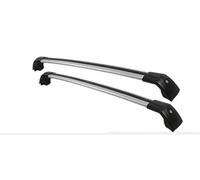 Barre Supérieure Voiture pour Benz GLA X156 2013-2019 Barres Toit Automatiques en Alliage D'aluminium Pôle Latéral Barre Transversale Kit Chargement du Corps(Noir Argent)