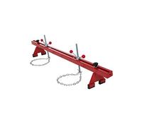 Cric industriel - TECTAKE - Barre support moteur, pont de moteur en acier avec capacité de charge 500 kg, 150x21x25 cm - Rouge