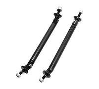 Barre Support Pare Choc 1 paire 100mm 150mm 200mm universel avant pare-chocs lèvre séparateur tige jambe de force support de barre de cravate Tiges Support De SéParateur Avant(10cm Black)