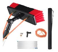 Barre télescopique de 5 à 10 m, nettoyeur de vitres avec manche télescopique, brosse de lavage télescopique, nettoyage pour panneaux solaires photovoltaïques, fenêtres, brosse de lavage de voiture