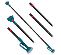 Barre télescopique pour élagueuse électrique et scie, 4 pièces de 2 m, accessoire de coupe haute, réglable, compatible avec les appareils sans fil Makita 18 V/21 V (sans batterie)