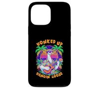 Barre tiki Style années 80 en Forme d'oie drôle pour Amoureux d'Hawaï Coque pour iPhone 13 Pro Max