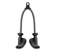 Barre Tirage Musculation Fitness Biceps Triceps Corde Gym LAT Tirer vers Le Bas Poignées Poulie Câble Machine Fixation Barre d'aviron Bras Poignée d'entraînement Musculaire(70CM)