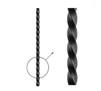 Barre torsadée carré torsadé barre carré torsadé 20x20 2m fs4122 - à l