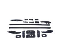 Barre transversale Barres toit pour Toyota pour Land pour Cruiser 200 2020 modification voiture porte-bagages rails décoration extérieure Porte-Bagages(Black)