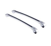 Barre transversale Barres transversales verrouillables en alliage d'aluminium pour Infiniti pour QX70 2009-2018 2 pièces Porte-Bagages(Silver)
