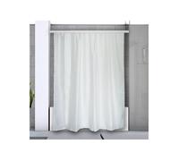 Spirella, Barre tringle pour rideau de douche d'angle à fixer en Alu, Modèle SURPRISE, Adapté à tous les Rideaux, Glisseurs Inclus, Ajustement Facile, 90x90cm, Blanc