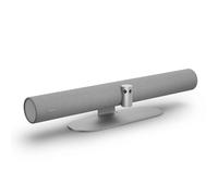 Barre vidéo panoramique 4K Jabra PanaCast 50 - Caméra de visioconférence pour petites et moyennes salles avec champ de vision 180° et 8 microphones - Alimentation UE - Noir