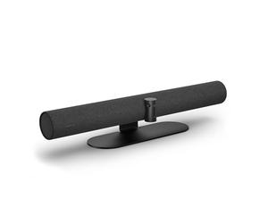 Barre vidéo panoramique 4K Jabra PanaCast 50 - Caméra de visioconférence pour petites et moyennes salles avec champ de vision 180° et 8 microphones - Alimentation RU - Noir