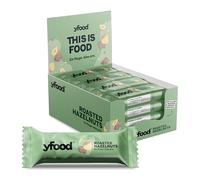 Barre yfood Roasted Hazelnuts, barre protéinée à emporter, 13 g de protéines, 25 vitamines et minéraux (12 x 60 g)