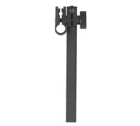 Barreau de support indicateur de test de cadran rectangulaire Bar du support de manche, manche émenile des tiges d'extension de l'indicateur de serrage, alliage d'aluminium, trou