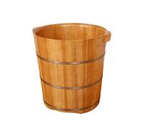 Barreau en bois Spa à pied seau en bois pour pédicure, seau de trempage à pied, baignoire à pied pour les pieds de trempage, bassin du pied pour adultes, baignoire de bain à pied (taille: a) Années